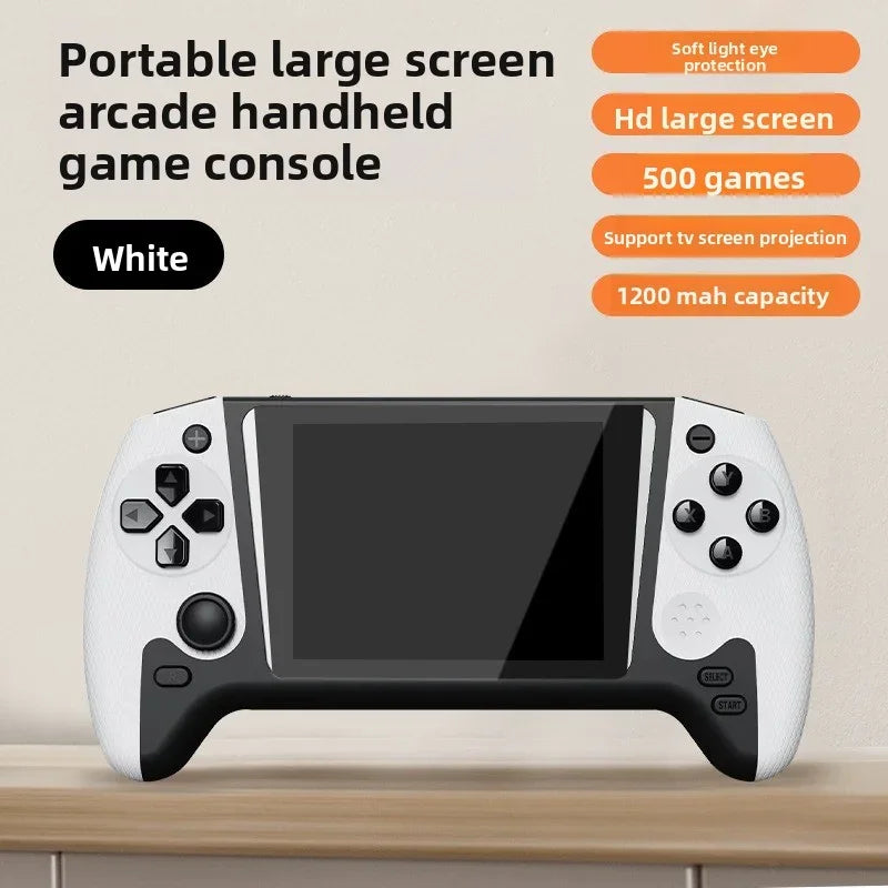 New SF3500 Retro Handheld Video Game Console Linux System 5.0 Inch 854*480 IPS Screen 3000mAh Portable Pocket Video Player Games