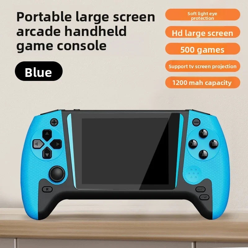 New SF3500 Retro Handheld Video Game Console Linux System 5.0 Inch 854*480 IPS Screen 3000mAh Portable Pocket Video Player Games